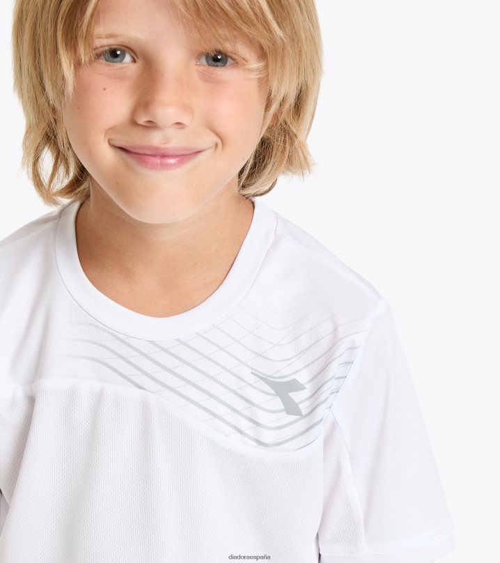 j. corte de camiseta 8T8H4Z947 blanco óptico Niños Diadora vestir