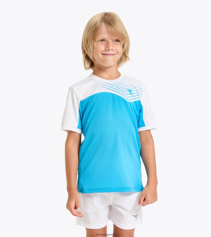 j. corte de camiseta 8T8H4Z949 fluo real Niños Diadora vestir