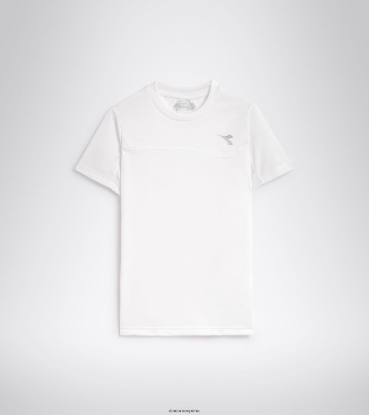 j. equipo de camiseta 8T8H4Z978 blanco óptico Niños Diadora vestir