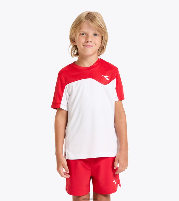 j. equipo de camiseta 8T8H4Z979 tomate rojo Niños Diadora vestir