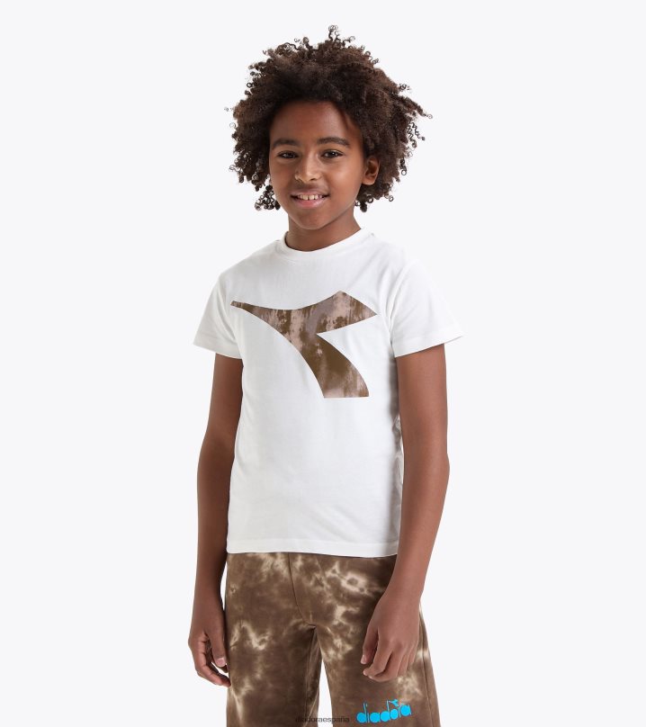 jb.camiseta ss fregio tie dye 8T8H4Z900 marfil beis Niños Diadora vestir