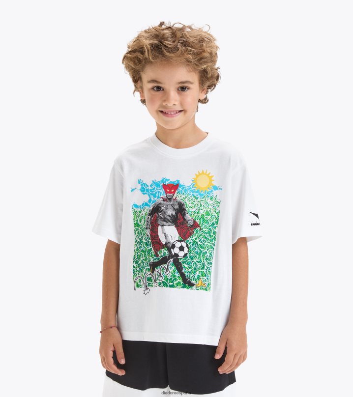 jb. camiseta ss rebote 8T8H4Z982 blanco óptico Niños Diadora vestir