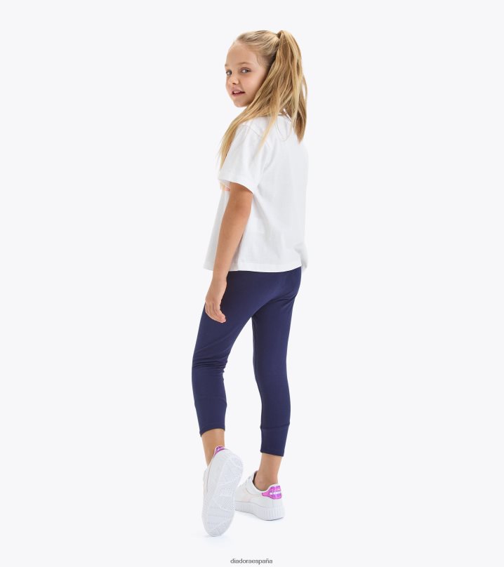 jg.camiseta ss rebote 8T8H4Z966 blanco óptico chicas Diadora vestir