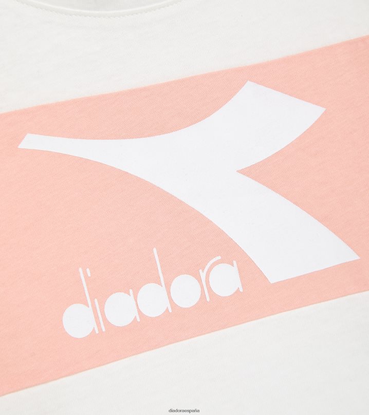 jg.camiseta ss rebote 8T8H4Z966 blanco óptico chicas Diadora vestir