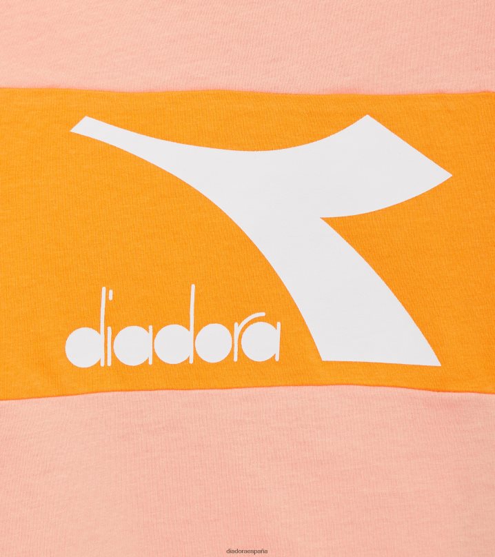 jg.camiseta ss rebote 8T8H4Z967 melodía rosa chicas Diadora vestir