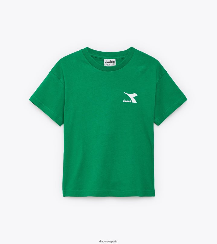 ju.camiseta ss sl 8T8H4Z985 verde alegre chicas Diadora vestir