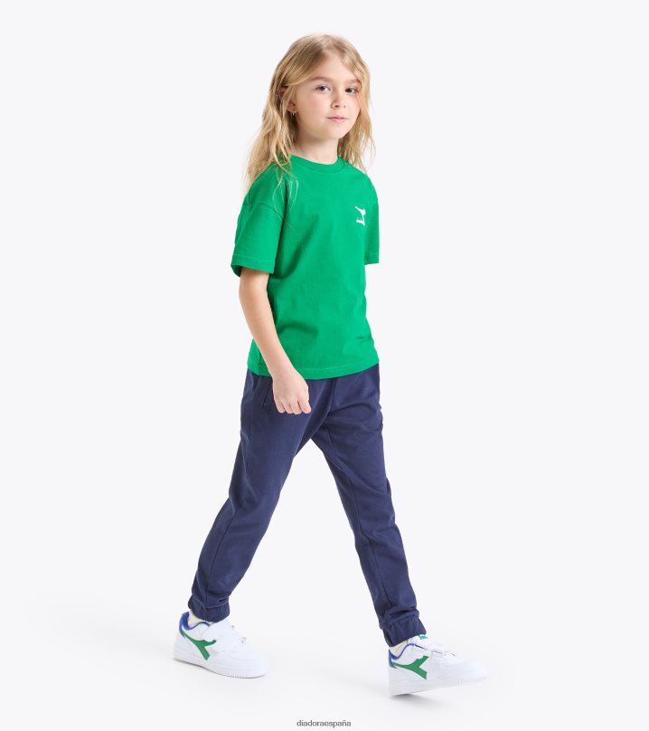 ju.camiseta ss sl 8T8H4Z985 verde alegre chicas Diadora vestir