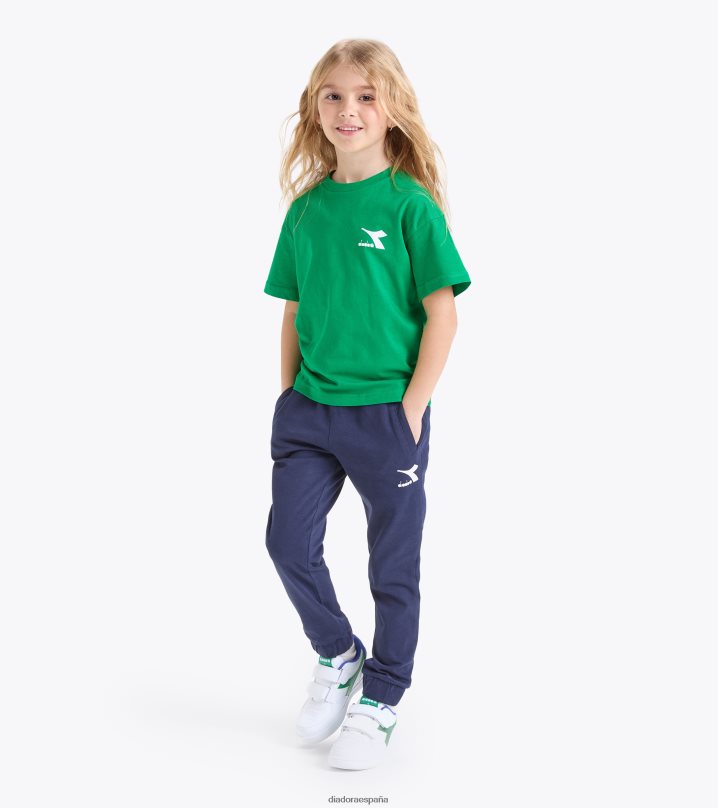 ju.camiseta ss sl 8T8H4Z985 verde alegre chicas Diadora vestir
