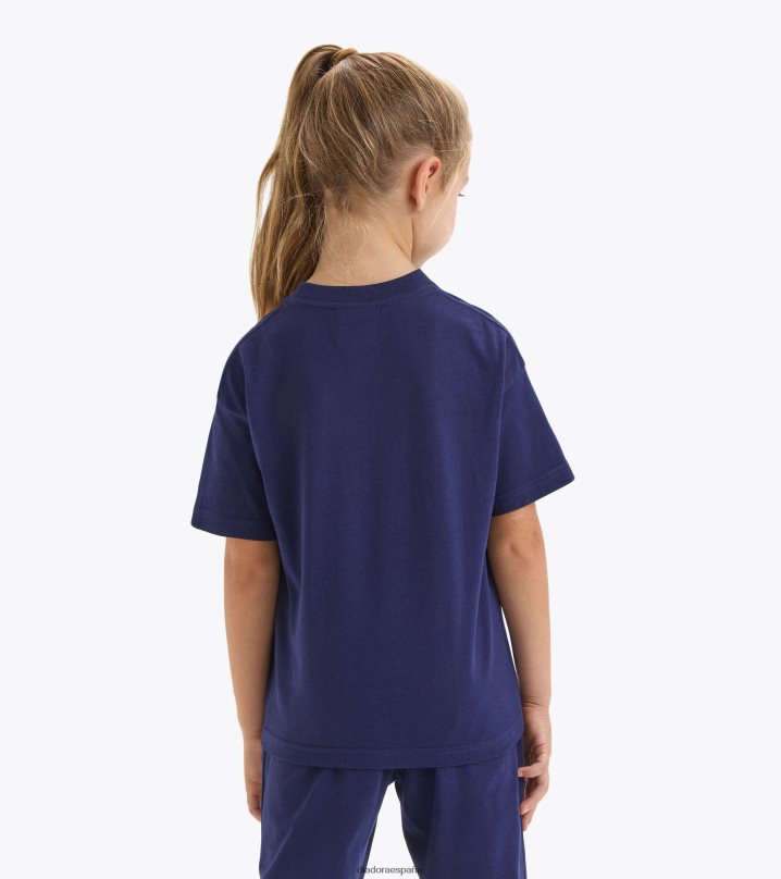 ju.camiseta ss sl 8T8H4Z988 azul marino clásico chicas Diadora vestir