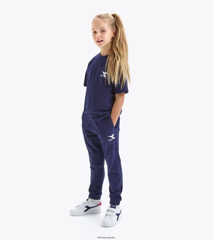 ju.camiseta ss sl 8T8H4Z988 azul marino clásico chicas Diadora vestir