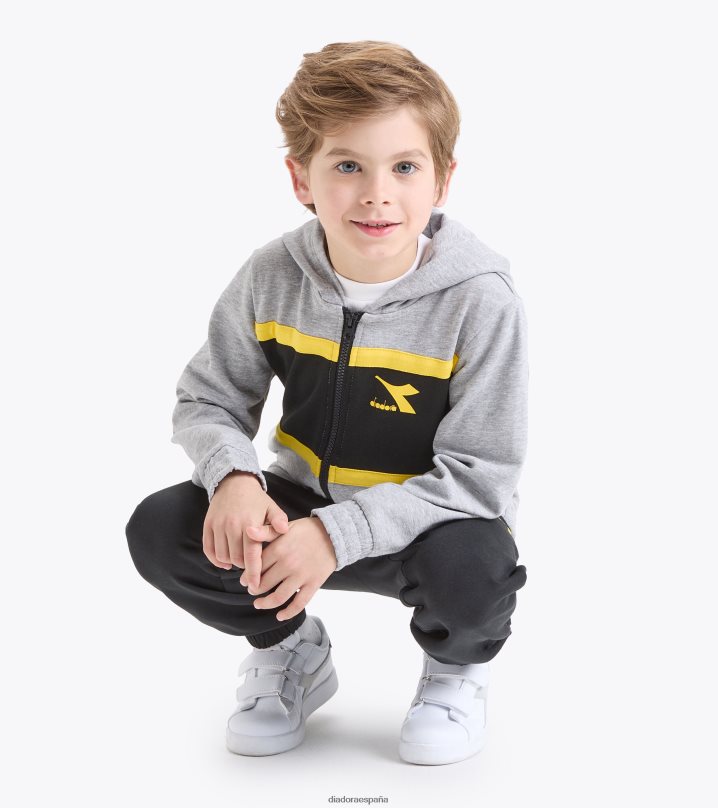 jb.chándal hd fz 8T8H4Z765 melange gris medio claro Niños Diadora vestir