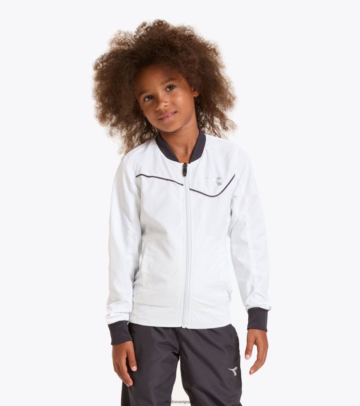 gramo. corte de chaqueta 8T8H4Z870 blanco óptico chicas Diadora vestir