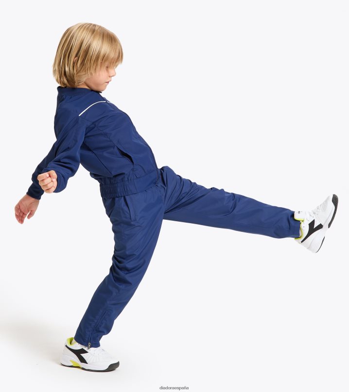 j. corte de chaqueta 8T8H4Z873 marina saltire Niños Diadora vestir