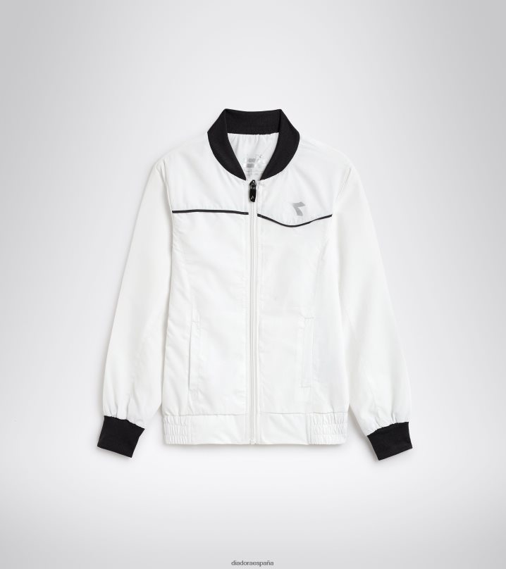 j. corte de chaqueta 8T8H4Z874 blanco óptico Niños Diadora vestir