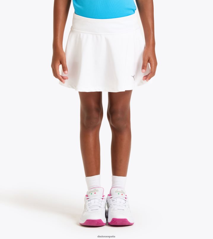 gramo. corte de falda 8T8H4Z962 blanco óptico chicas Diadora vestir