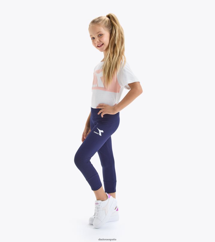 jg.leggings rebote 8T8H4Z956 azul marino clásico chicas Diadora vestir