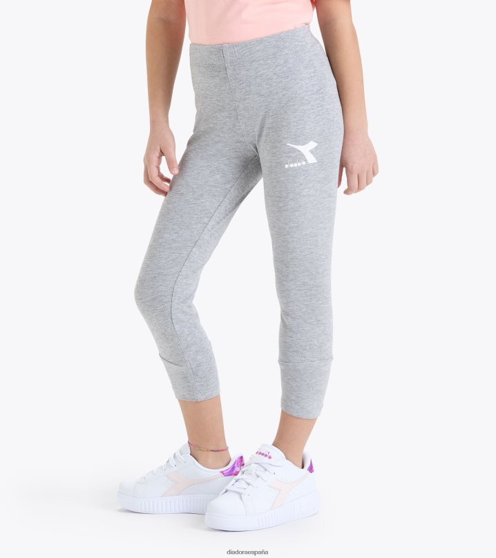 jg.leggings rebote 8T8H4Z957 melange gris medio claro chicas Diadora vestir