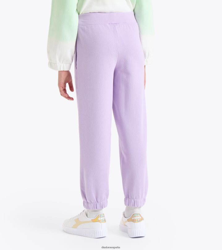 pantalón jg.jogger pastel 8T8H4Z766 rosa lila pálido chicas Diadora vestir