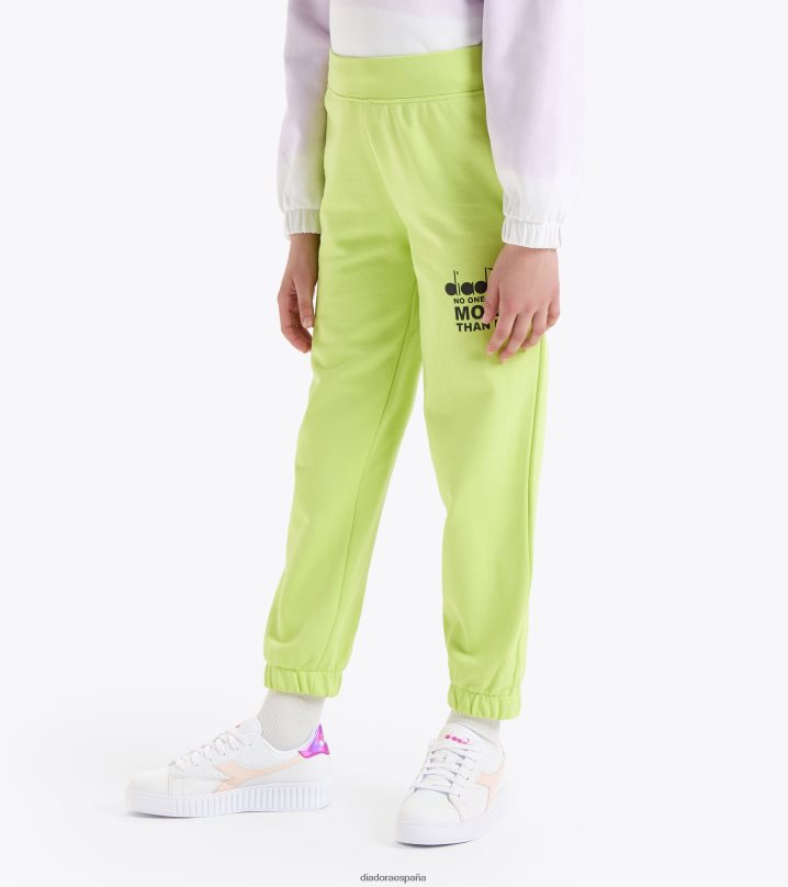 pantalón jg.jogger pastel 8T8H4Z767 jade verde lima chicas Diadora vestir