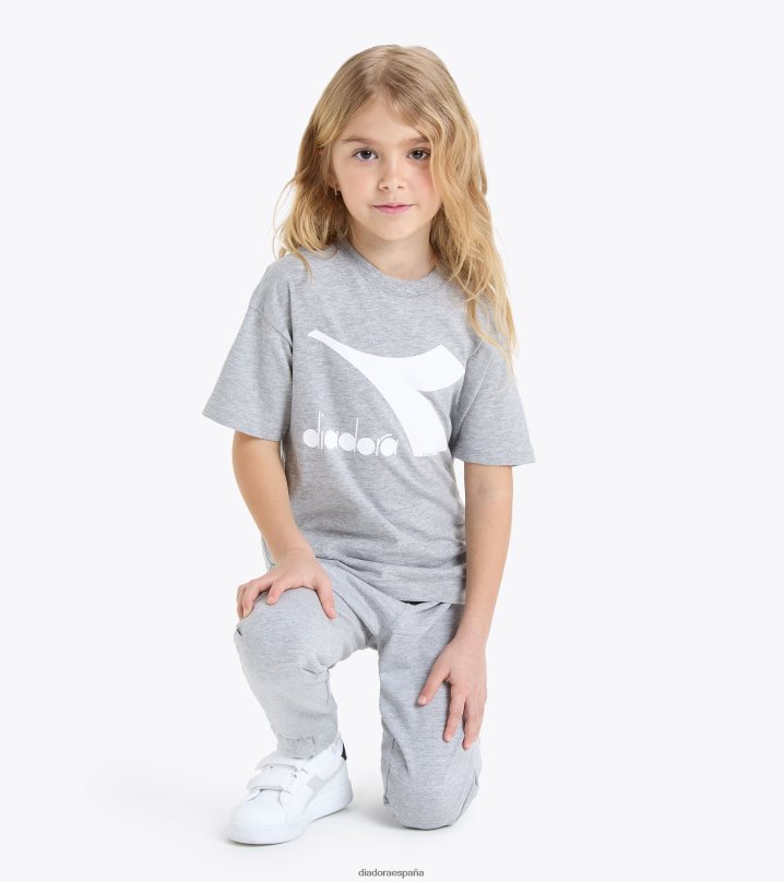 puño de ju.pantalones 8T8H4Z926 melange gris medio claro chicas Diadora vestir