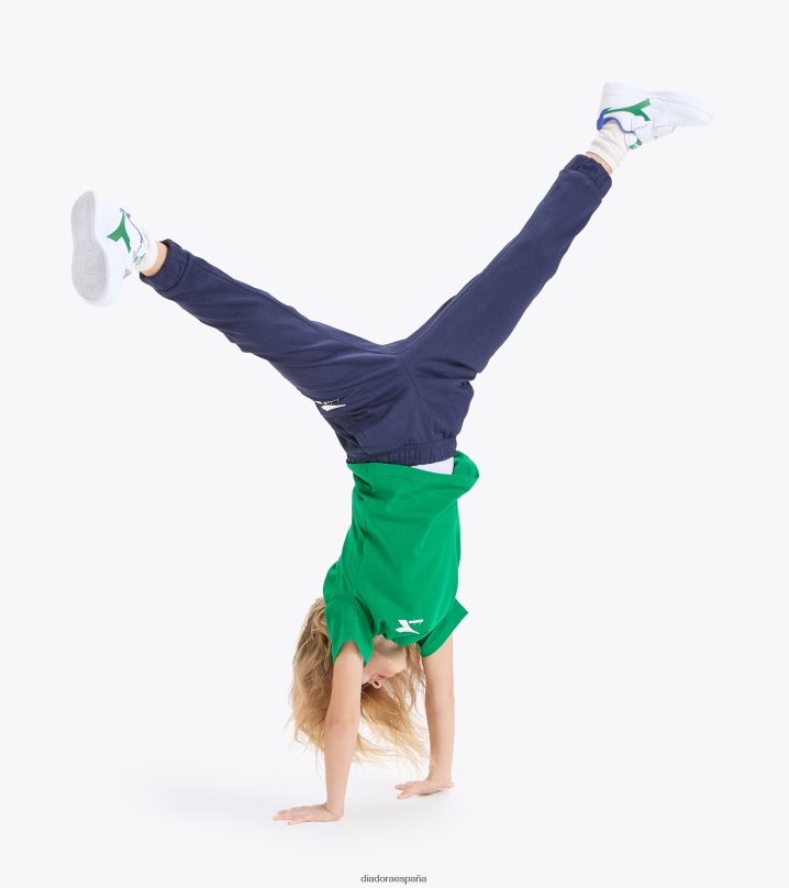 puño de ju.pantalones 8T8H4Z927 azul marino clásico chicas Diadora vestir