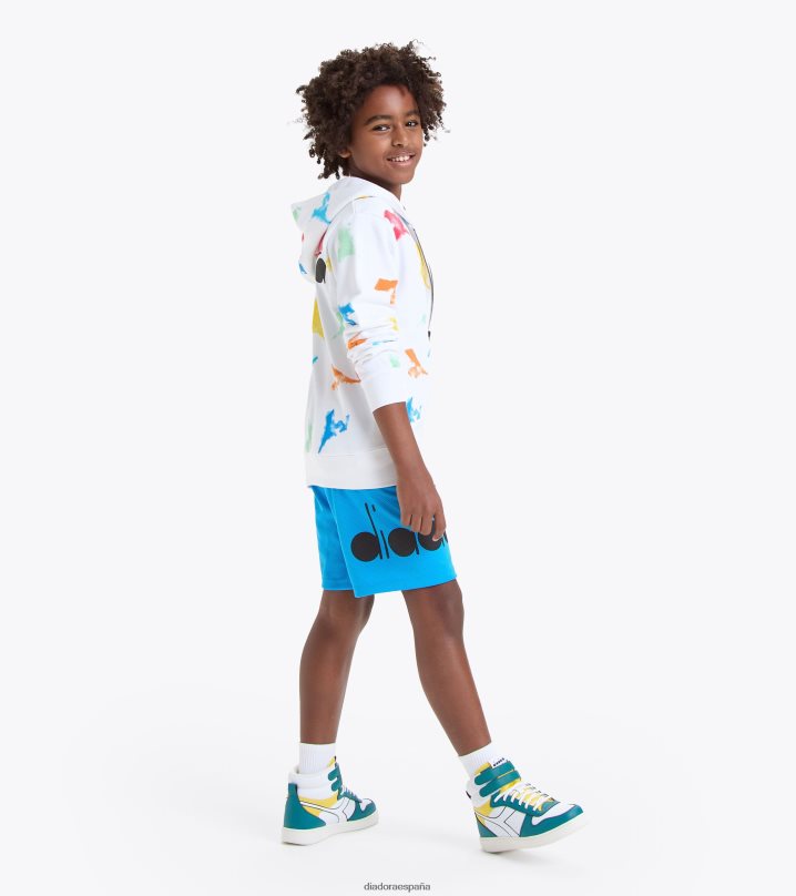 jb.hoodie fz acuarela 8T8H4Z753 papiro blanco Niños Diadora vestir