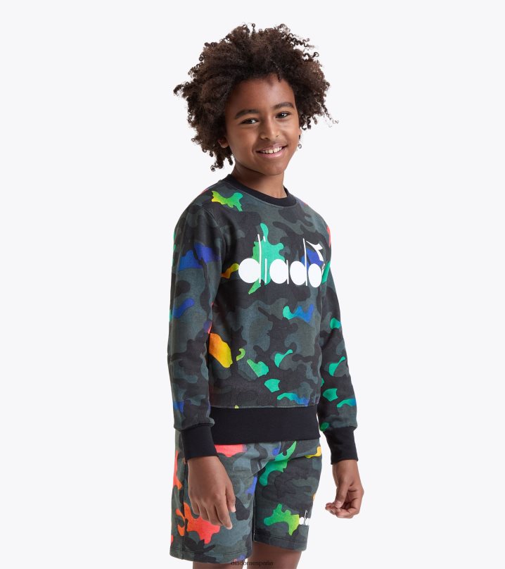jb.sudadera crew multicolor 8T8H4Z760 todo multicolor Niños Diadora vestir