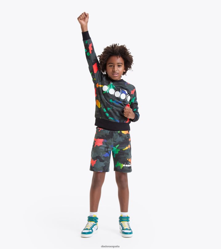 jb.sudadera crew multicolor 8T8H4Z760 todo multicolor Niños Diadora vestir
