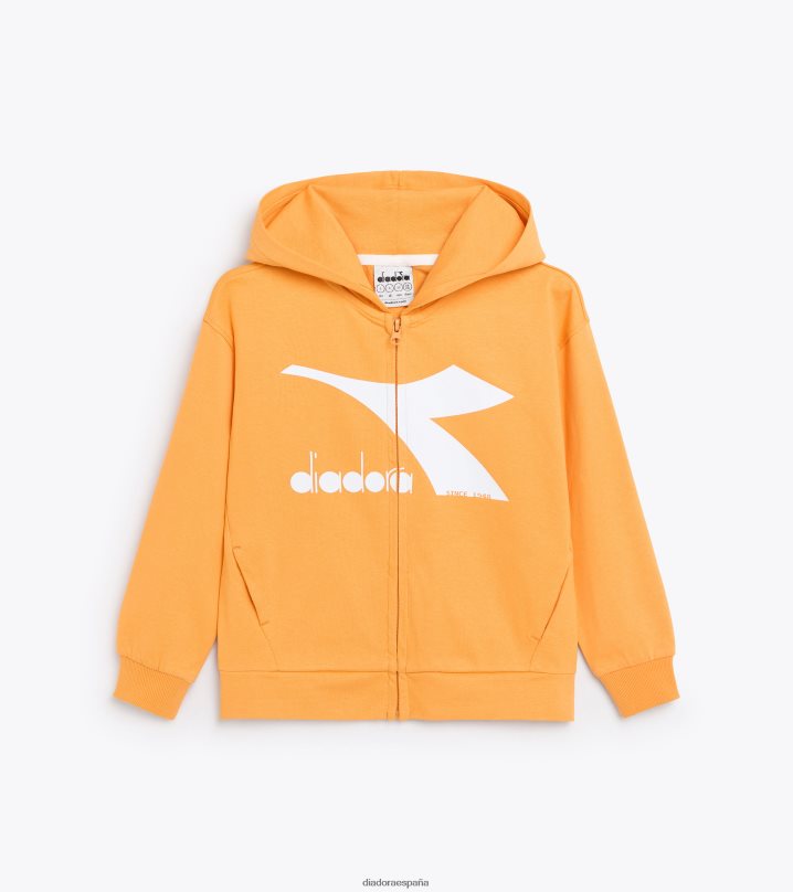 ju sudadera con capucha fz 8T8H4Z886 naranja mandarina chicas Diadora vestir