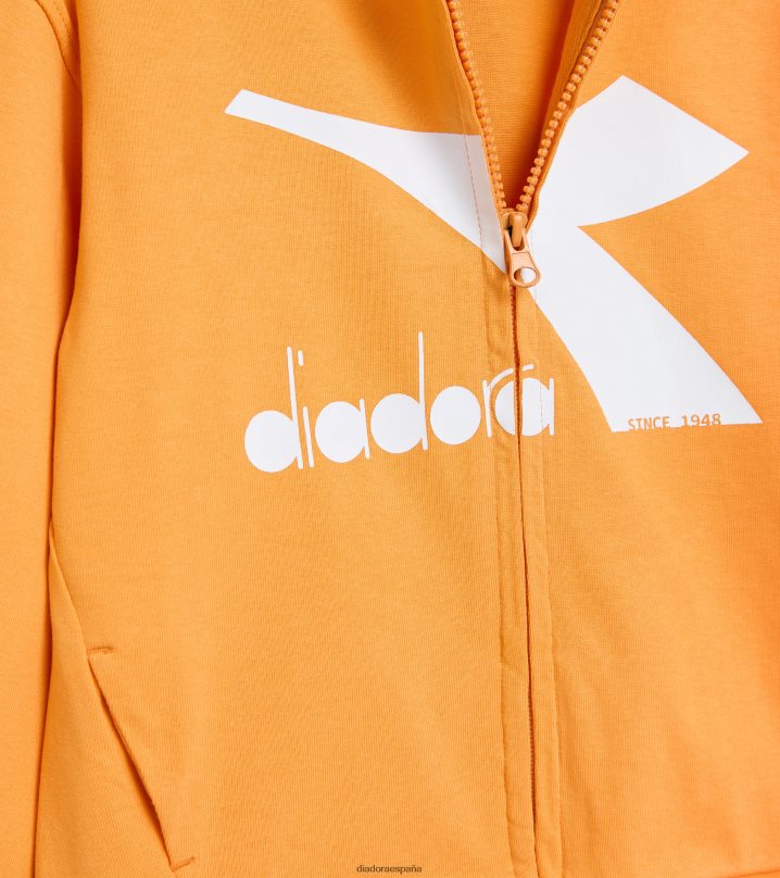 ju sudadera con capucha fz 8T8H4Z886 naranja mandarina chicas Diadora vestir