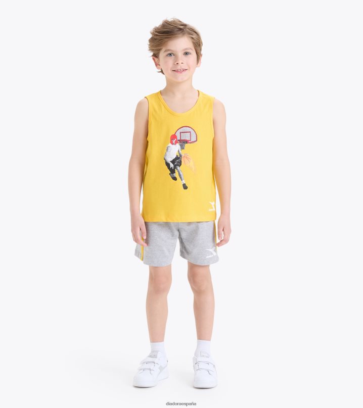 jb.set sl deporte arte 8T8H4Z939 amarillo vibrante Niños Diadora vestir