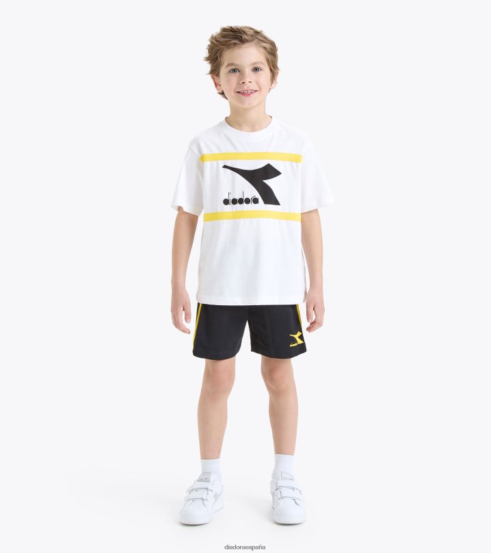 jb.set ss arte deportivo 8T8H4Z916 blanco óptico Niños Diadora vestir