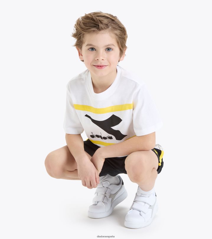 jb.set ss arte deportivo 8T8H4Z916 blanco óptico Niños Diadora vestir