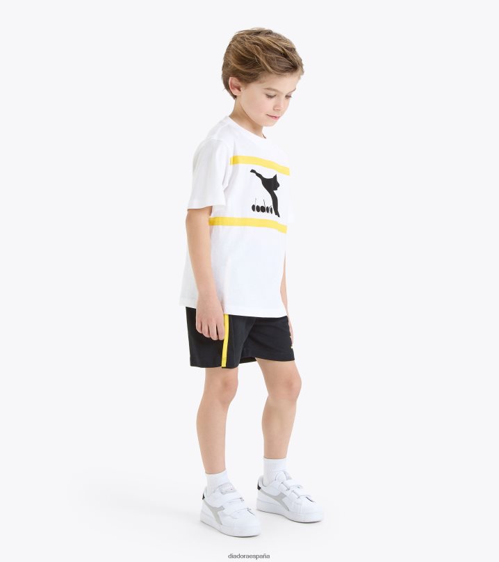 jb.set ss arte deportivo 8T8H4Z916 blanco óptico Niños Diadora vestir