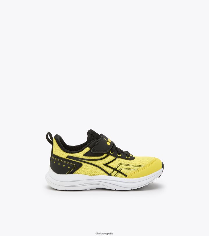 francotirador jr 8T8H4Z852 amarillo/negro niños Diadora zapatos