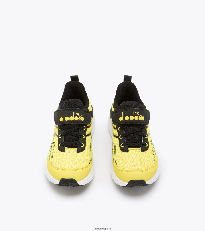 francotirador jr 8T8H4Z852 amarillo/negro niños Diadora zapatos