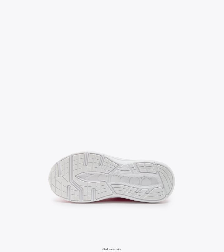 francotirador jr 8T8H4Z853 rosa flúor/blanco niños Diadora zapatos