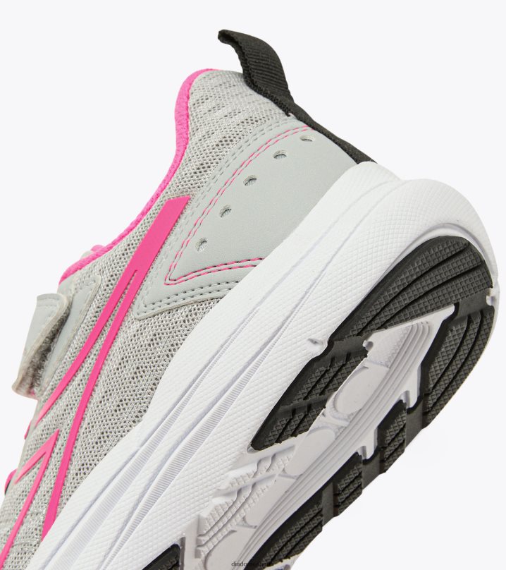 francotirador jr 8T8H4Z854 plata dd/rosa fluo niños Diadora zapatos