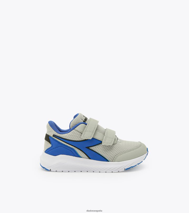 halcón 3 jr v 8T8H4Z863 plata dd/azul deslumbrante niños Diadora zapatos
