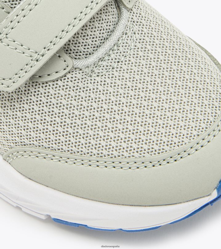 halcón 3 jr v 8T8H4Z863 plata dd/azul deslumbrante niños Diadora zapatos
