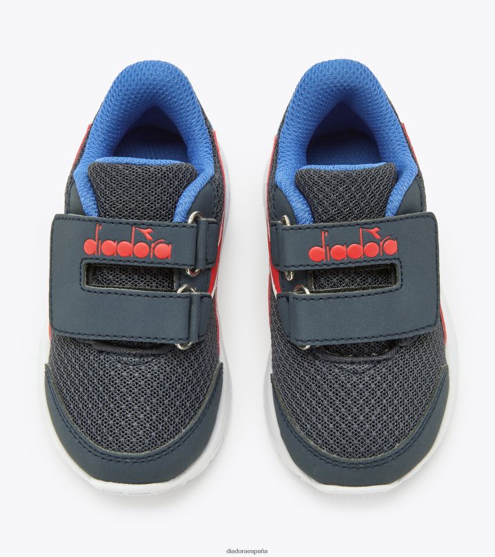 halcón 3 yo 8T8H4Z910 corsario azul/rojo alto riesgo niños Diadora zapatos