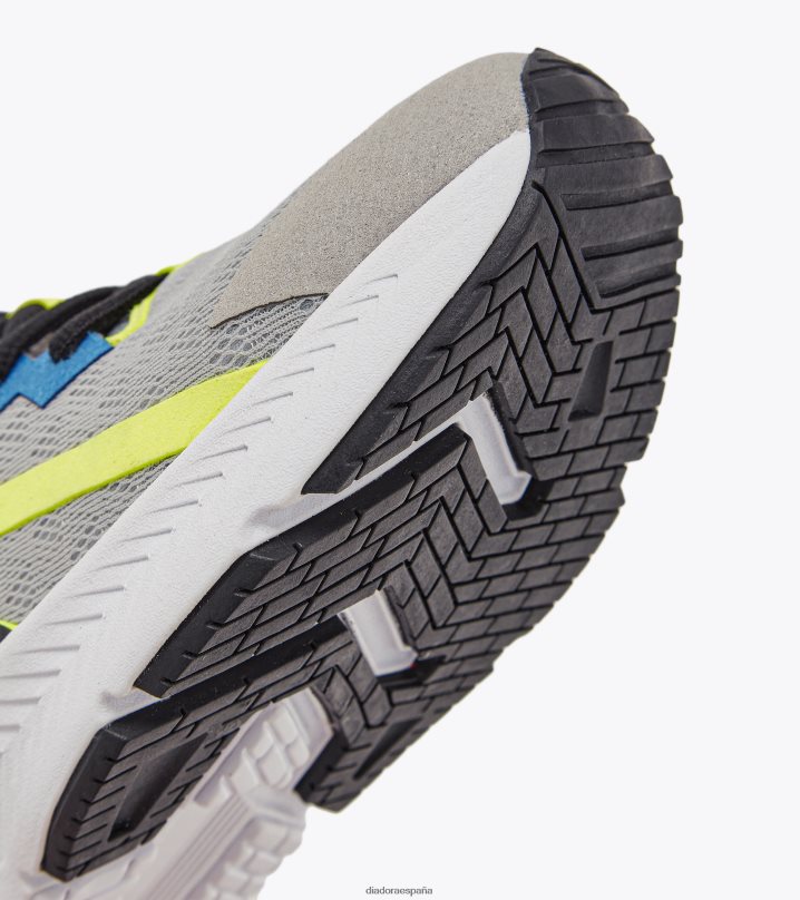 mitos volo 3 años 8T8H4Z751 plateado/negro/amarillo fl dd niños Diadora zapatos