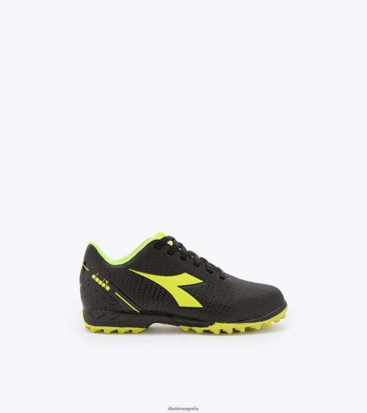 pichichi 5 tf jr 8T8H4Z799 negro/amarillo fluo diadora niños Diadora zapatos