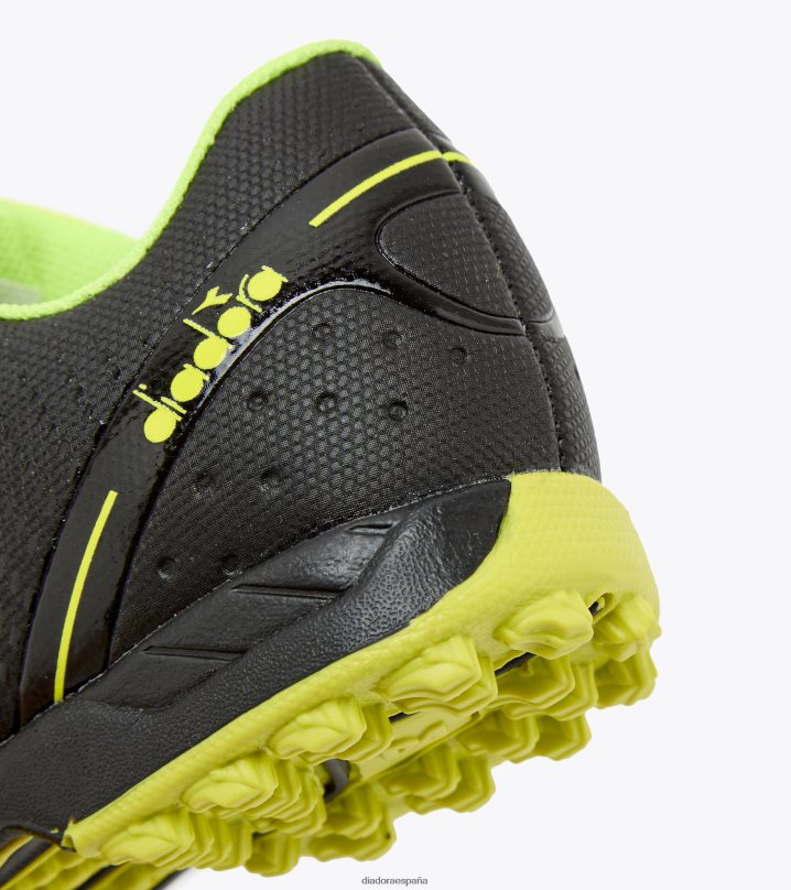 pichichi 5 tf jr 8T8H4Z799 negro/amarillo fluo diadora niños Diadora zapatos