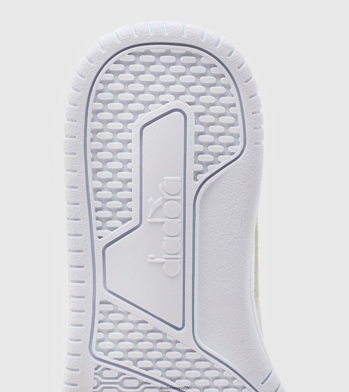 Raptor baja gs 8T8H4Z785 plata blanca niños Diadora zapatos