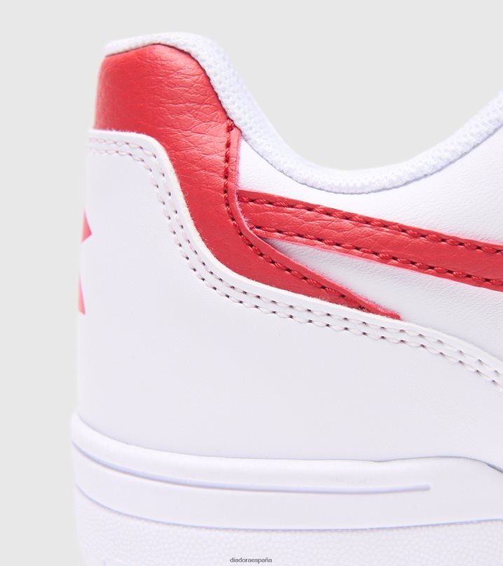 Raptor baja gs 8T8H4Z786 blanco/rojo aurora niños Diadora zapatos