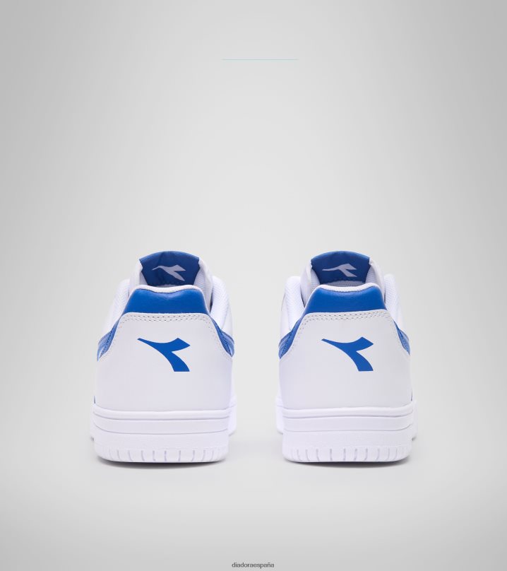 Raptor baja gs 8T8H4Z787 blanco/azul imperial niños Diadora zapatos