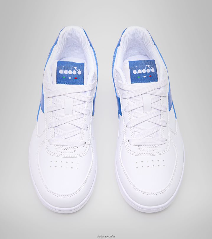 Raptor baja gs 8T8H4Z787 blanco/azul imperial niños Diadora zapatos