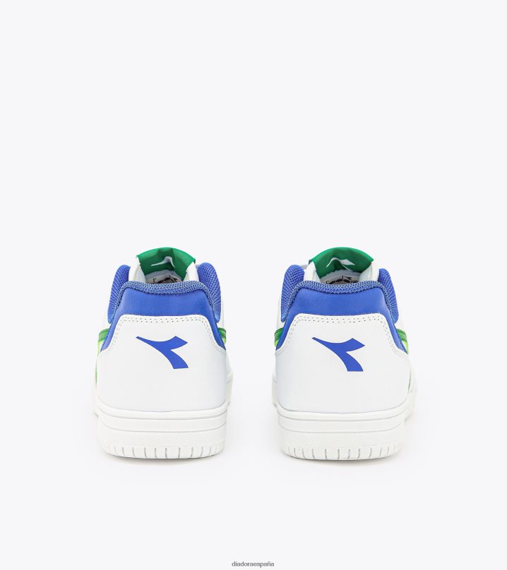 Raptor baja gs 8T8H4Z788 blanco/verde alegre niños Diadora zapatos