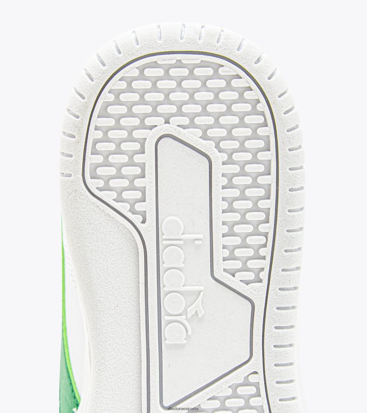 Raptor baja gs 8T8H4Z788 blanco/verde alegre niños Diadora zapatos